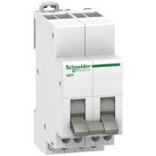 iSSW Переключатель 3-поз. I-0-II на DIN-рейку 20А 2ПК 250В AC Schneider Electric. Вид 1