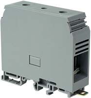 M120/35 Клеммник винтовой до 120 мм² на DIN-рейку (серый) TYCO. Вид 1