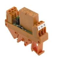 RS 30 24VDC LD LP 1U Реле с 1 перекидным контактом, со светодиодом 24В DC Weidmuller. Вид 1