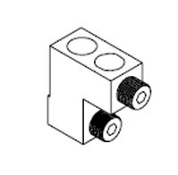 1SDA0 55032 R1 Выводы для CuAl кабелей 3шт. FC 2x240mm2 T5 630 ABB. Вид 1