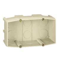 Коробка супербокс д/кирп.стен 2 поста (для гориз. и верт. устан,)  Legrand. Вид 1