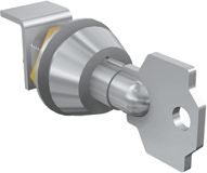1SDA0 66625 R1 Блокировка ключом в разомкнутом состоянии MOL-S XT1-XT3, одинаковые ключи Тип B ABB. Вид 1