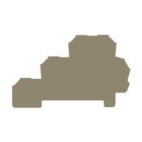 AP DLD2.5/PE DB Торцевая заглушка Weidmuller. Вид 1