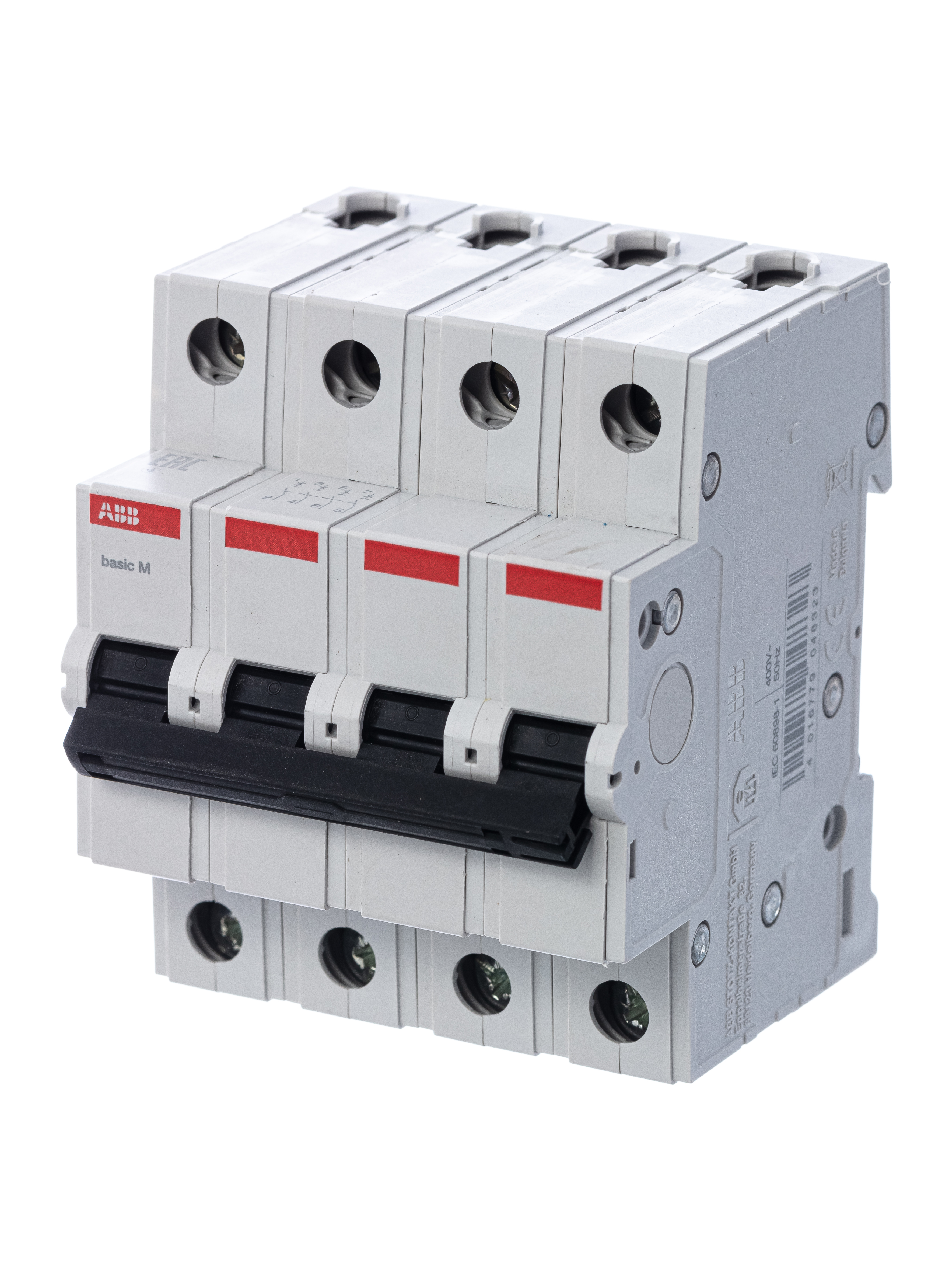 BMS414C40 Автоматический выключатель 4-полюсный, 40А, 4,5kA (хар-ка C) ABB