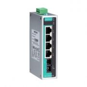 5-портовый неуправляемый коммутатор: 4х10/100 BaseTX Ethernet, 1х100 BaseFX, -40...+75C MOXA. Вид 1