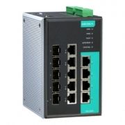 9-портовый управляемый коммутатор: 4х10/100/1000 BaseT(X) Ethernet, 5 комбо-портов 10/100/1000 BaseT(X), -40...+75С MOXA. Вид 1