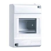 Бокс навесной MICRO PRAGMA белый на 2 мод. (без дверцы и клеммников) IP40 Schneider Electric. Вид 1