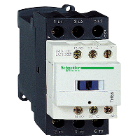 Контактор d 3р,18 a,но+нз,220v 50/60 гц,зажим под винт, Schneider Electric. Вид 1