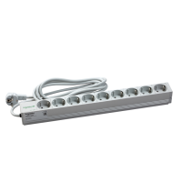 Розет блок 9 поз 19" 220в 16а, vde Schneider Electric. Вид 1