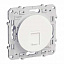 Розетка RJ45 5 UTP (белый) Odace Schneider Electric. Вид 1.