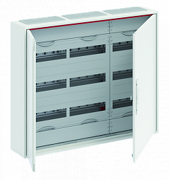 CA34RZ1 Шкаф 108 М навесной IP44, 650x800x160 с расст. между DIN-рейками 150 мм и винтовыми клеммами N/PE CA34RZ1 ABB. Вид 1