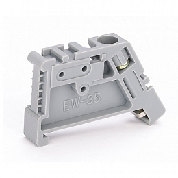 ФК102-01 Фиксатор пластиковый на DIN-рейку с 1 винтом DEKraft. Вид 1