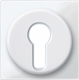 Центральная плата для механизма переключателя с фикс.положения, sm (полярный белый) Merten Schneider Electric. Вид 1