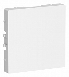Заглушка без суппорта для многопостовых рамок (белый) Atlas Design Systeme Electric. Вид 1