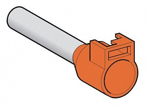Наконечник с возможным крепл. маркировки AR1SC03 4мм2 оранжевый Schneider Electric. Вид 1