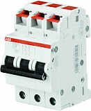 S203S C10 Автоматический выключатель 3-полюсный, 10А, 6kA (хар-ка C) ABB
