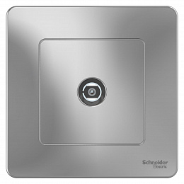 Розетка TV, С/У, (алюминий) Blanca Systeme Electric. Вид 1