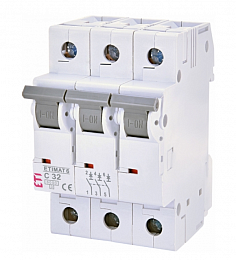 Авт. выключатель ETIMAT 6 3p C 32А (6 kA) ETI. Вид 1