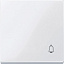 Клавиша с пиктограммой "звонок", sm (активный белый) Merten Schneider Electric. Вид 1.