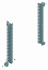 Укороч. 19" фикс. стойки 12u Schneider Electric. Вид 1.