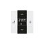 CP-FCC-93 Накладка контроллера фанкойлов free@home, Basic 55, шампань ABB. Вид 1.