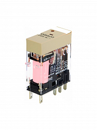 G2R-2-SN 230VAC (S) Реле серии, двухполюсное, светодиодный индикатор, напряжение питания 5A, 230 V AC Omron. Вид 1
