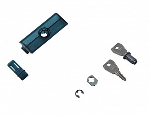 Замок с ключом для настенных боксов Mistral41 (зеленый) ABB. Вид 1