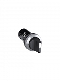 C2SS1-30B-11 Переключатель 2-х позиционный черный 1НО+1НЗ с фиксацией ABB. Вид 1