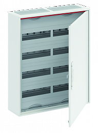 CA24V Шкаф навесной на 96 модулей, 2ряда/4рейки, 650x550x160мм (в сборе) IP44 ABB. Вид 1
