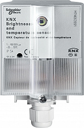 Датчик освещенности и температуры KNX Schneider Electric. Вид 1