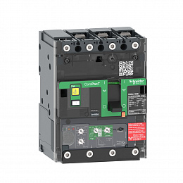 NSXm100E 3P 4.1 BUSBAR 100 Дифф. автоматический выключатель 3-полюсный, 100А16kA Schneider Electric. Вид 1