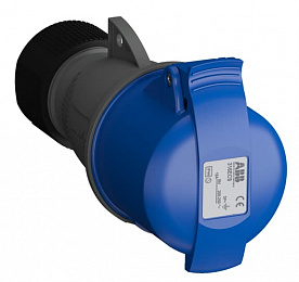 Розетка кабельная easy&safe 316ec9,16а,3p+e,ip44,9ч ABB. Вид 1