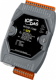 Web-программируемый контроллер, 16-bit CPU, 6хDI, 6 каналов релейного вывода, PoE, Modbus TCP ICP DAS. Вид 1