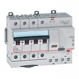 DX3 Дифф. автомат 4-полюсный, 25A, 30mA, тип А, 6kA (хар-ка B) Legrand