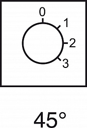 Маркировка для кулачкового переключателя xbcy7231 Schneider Electric. Вид 1
