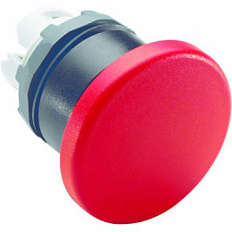 MPM1-10R Кнопка красная "ГРИБОК" без фиксации 40мм ( только корпус )ABB. Вид 1