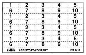 BS121-160 Маркер к. 121-160  ABB. Вид 1