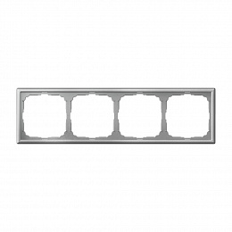 Рамка 4-постовая, универсальная (алюминий) ARTGALLERY Systeme Electric. Вид 1