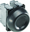 KP6-40B Кнопка c черным резиновым колпачком с монтажной колодкой IP66  ABB. Вид 2.