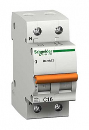 ВА63 1P+N 6A Автоматический выключатель 1-полюсный+N 6А 4,5кА (хар-ка С) Schneider Electric. Вид 1