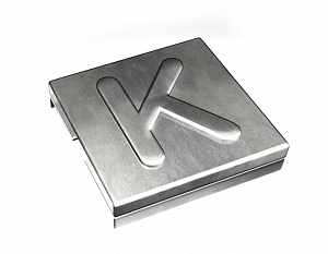 YID-CHAR-K Маркировка для каб.стяжки,нерж.сталь,'K', (100шт) ABB. Вид 1