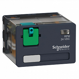 Реле 4co 12в пост тока Schneider Electric. Вид 1