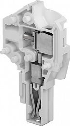 Вилка CDS4, проходная, 4 мм2, 1 пол., винт. TYCO. Вид 1