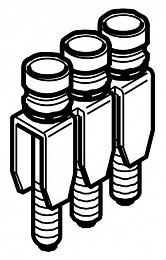 BJDL16.2 Блок перемычек для D35/16, 2 полюса, 115А, IP20 TYCO. Вид 1