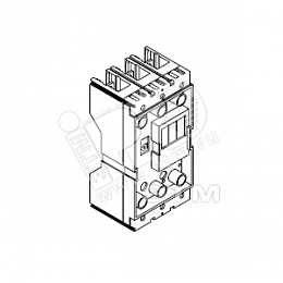 Фиксированная часть выкатного исполнения S5 400 W FP 3p R ABB. Вид 1