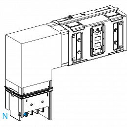 Секция угловая вертикальная вниз 1000а Canalis KSA Schneider Electric. Вид 1
