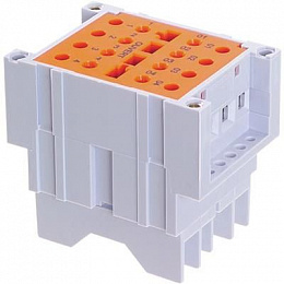 ENT  Блок DEO-D-VA Клеммный для цепей расцепителя, с разорванной цепью, полуутопленный монтаж, зажим под болт TYCO. Вид 1