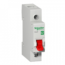 Рубильник 1-полюсный, 63A (модульный) EASY 9 Schneider Electric. Вид 1