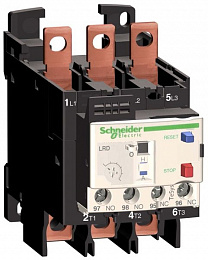 Тепловое реле с зажимами под кольцевой наконечник 12-18a class 20 Schneider Electric. Вид 1