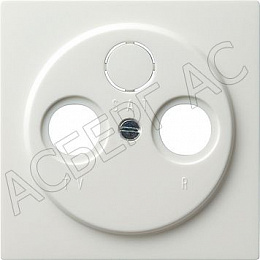 Накладка на TV-розетку (белый) S-Color GIRA. Вид 1